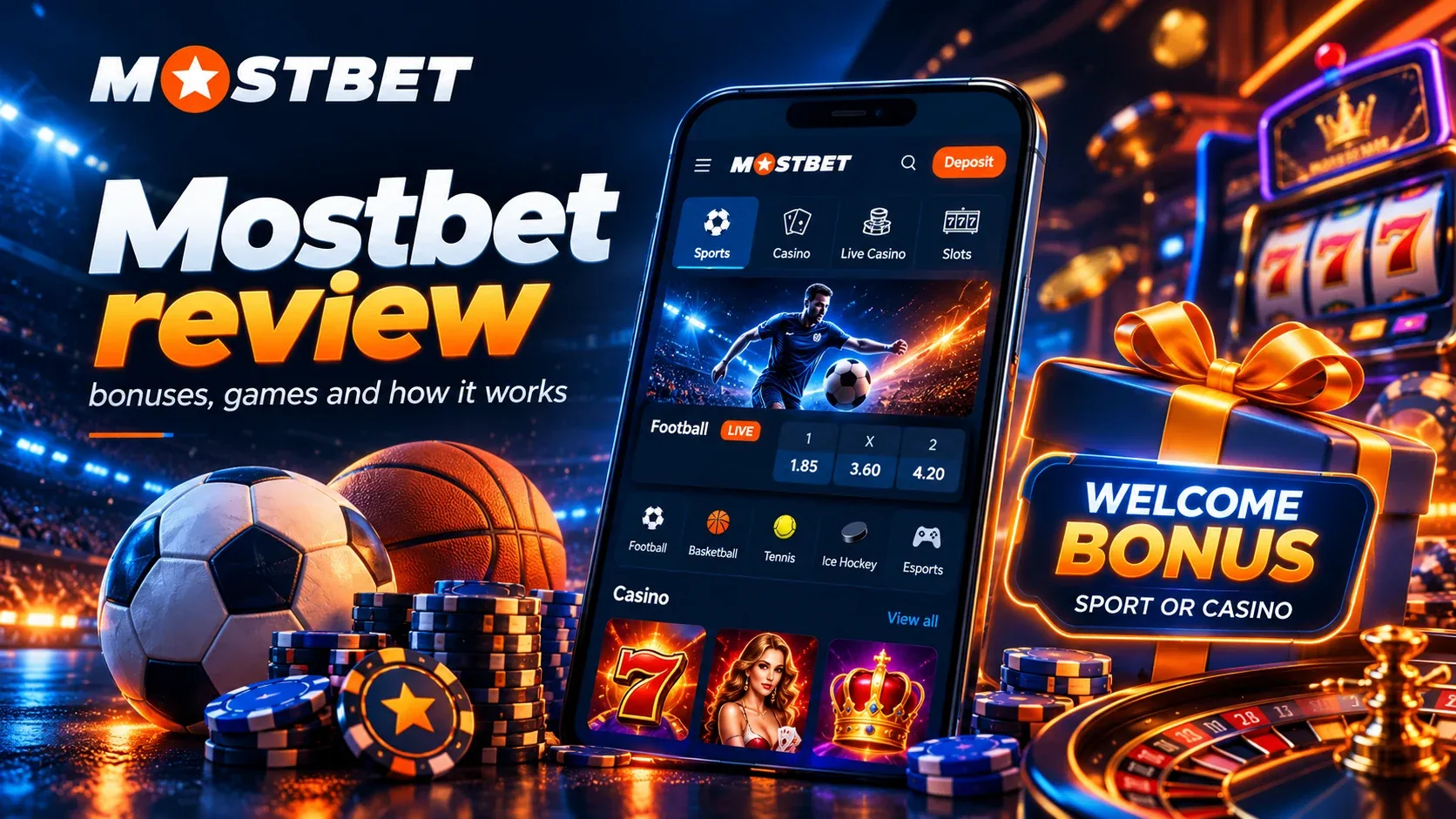 Mostbet: bonuses, games and how the platform actually works