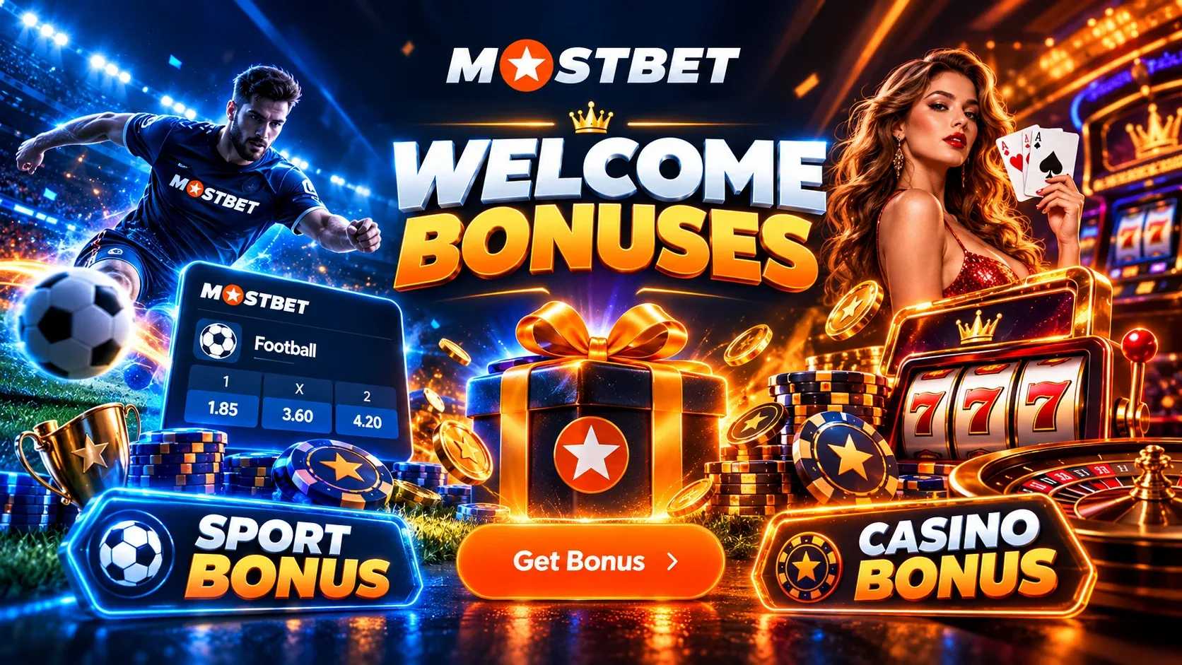 Welcome bonuses: sport or casino